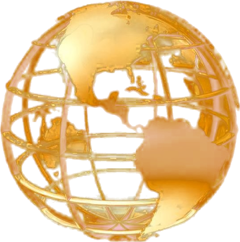 Emblema dorado de la organización