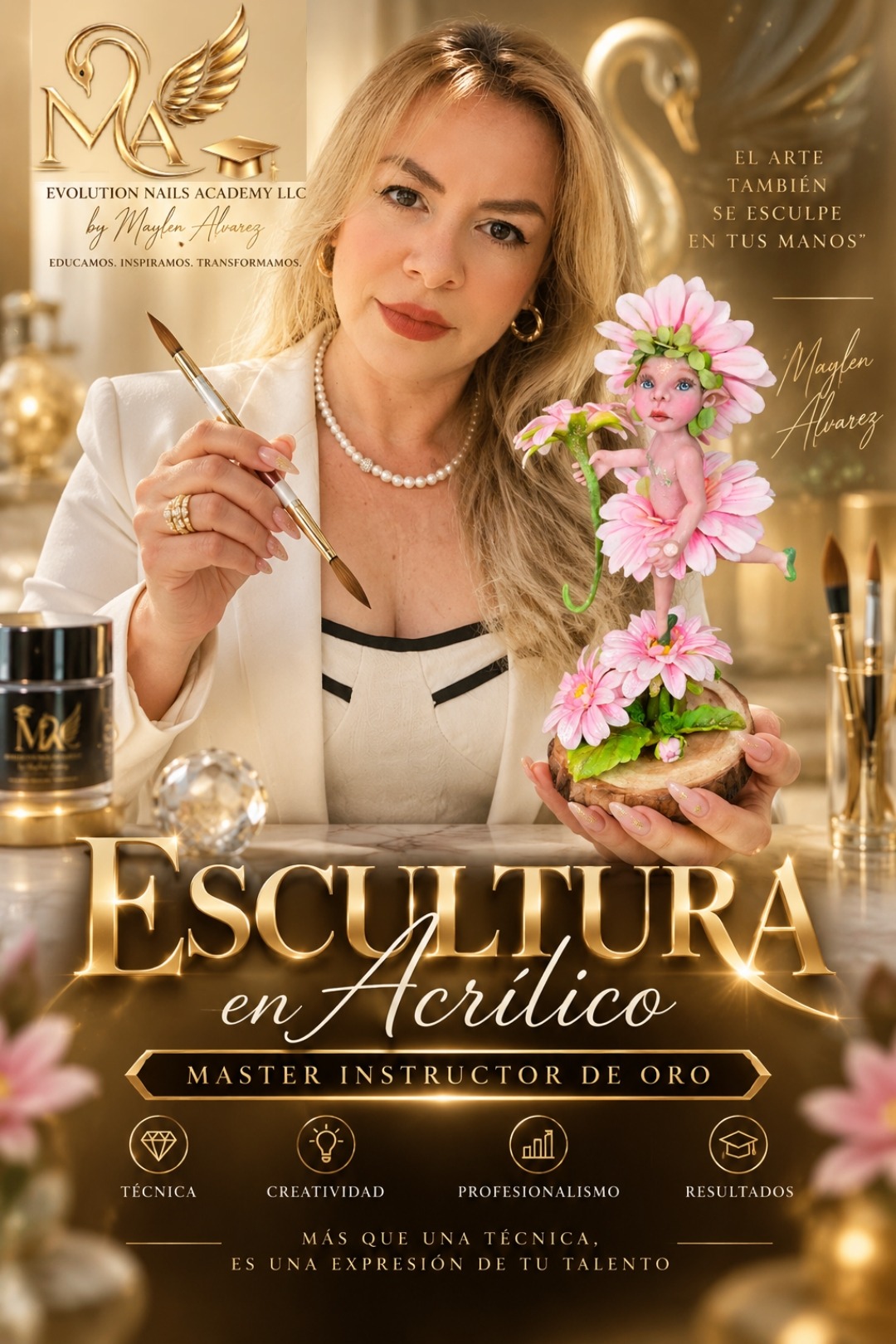 Máster Instructor de Oro, Módulo 6: Escultura en Acrílico